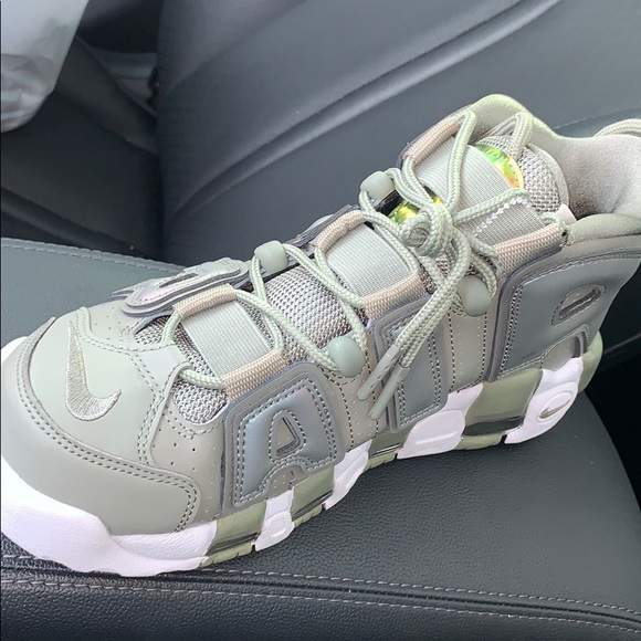Nike Air Uptempo Olive Iridescent NWOB - Picture 4 of 8